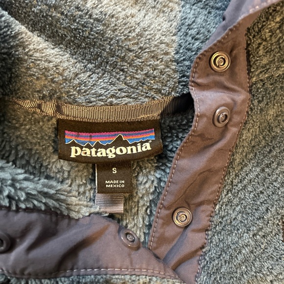 Patagonia Women's Re-Tool Snap T® Pullover Style #25442 Color Blue Size Small - Picture 5 of 8